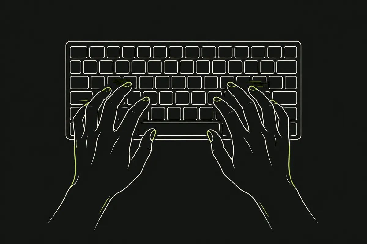 Illustration for the Typing Test